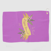 Wat zou Lizzie Bennet doen? II Golfhanddoek (Horizontaal)