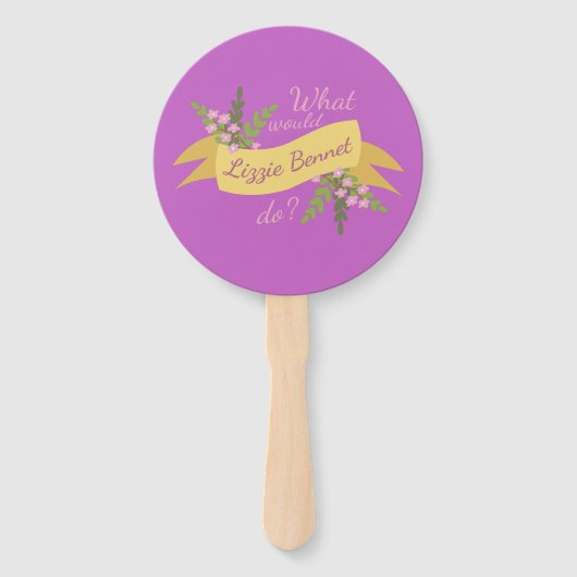 Wat zou Lizzie Bennet doen? II Handwaaier (Voorkant)