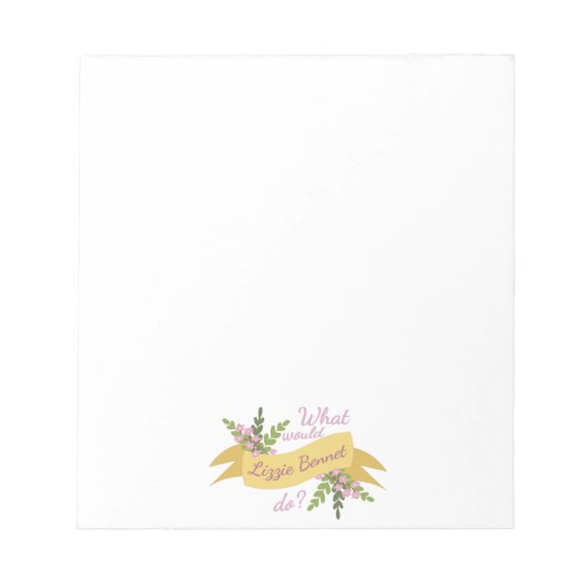 Wat zou Lizzie Bennet doen? II Notitieblok (Voorkant)