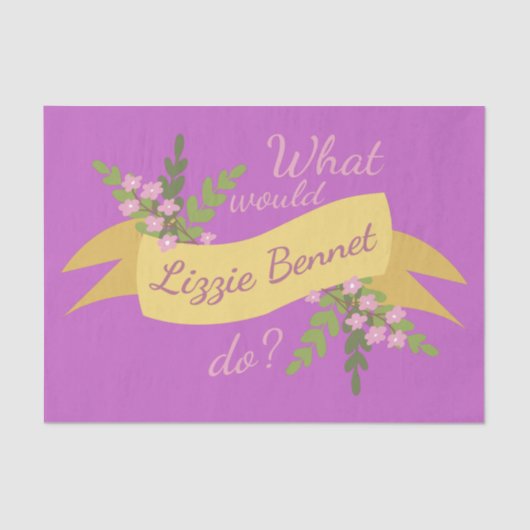 Wat zou Lizzie Bennet doen? II Tissuepapier (Voorkant)