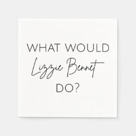 Wat zou Lizzie Bennet doen? Servet