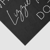 Wat zou Lizzie Bennet doen? Tissuepapier (Detail)