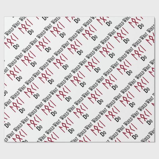 Wat zou LOKI doen? Cadeaupapier (Vlak)