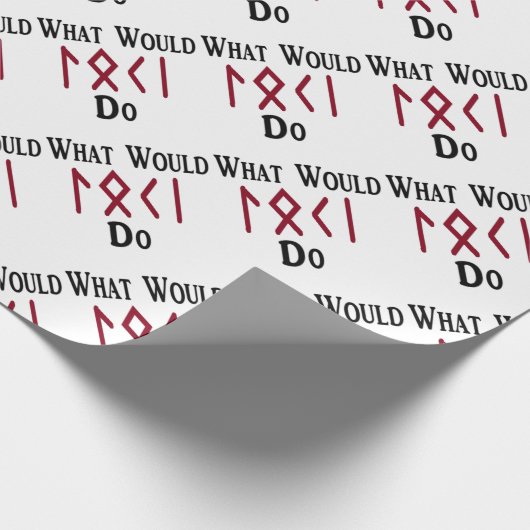 Wat zou LOKI doen? Cadeaupapier (Hoek)