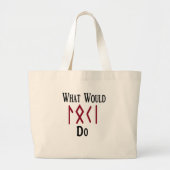 Wat zou LOKI doen? Grote Tote Bag (Voorkant)