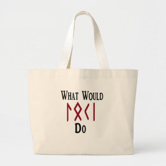 Wat zou LOKI doen? Grote Tote Bag