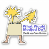 Wat zou Medjed doen? Oude Egypte Meme Sticker (Voorkant)