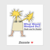 Wat zou Medjed doen? Oude Egypte Meme Sticker (Vel)