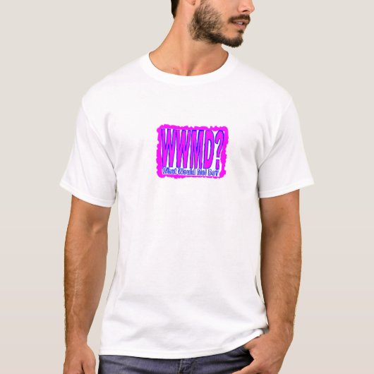Wat zou Mel doen? - Stencil T-shirt (Voorkant)