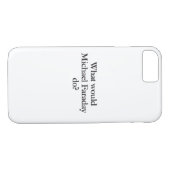 wat zou michael faraday doen Case-Mate iPhone case (Achterkant (Horizontaal))