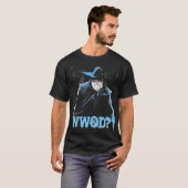 Wat zou Odin doen? WWOD? zwarte T T-shirt (Voorkant volledig)