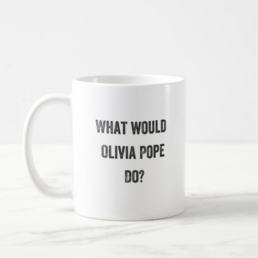 Wat zou Olivia Pope doen? (Schandaal) Koffiemok (Links)