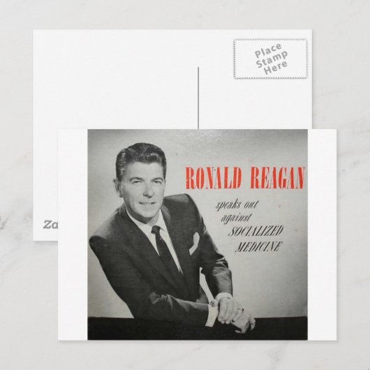 Wat zou Reagan doen? Briefkaart (Voorkant / Achterkant)