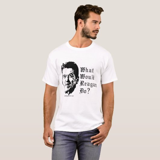 WAT ZOU REAGAN DOEN? T-SHIRT (Voorkant volledig)