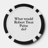wat zou robert treat paine doen pokerchips (Achterkant)