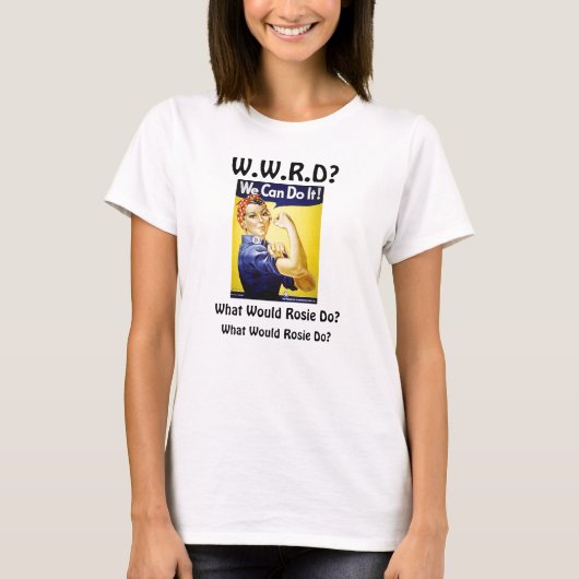 Wat zou Rosie doen? T-shirt (Voorkant)