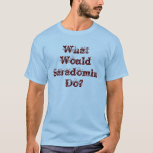Wat zou Saradomin doen? Shirt geïnspireerd door o