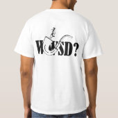 Wat zou Sherlock doen? T-shirt (Achterkant)