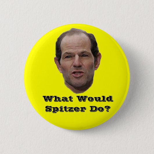 Wat zou Spitzer doen? Ronde Button 5,7 Cm (Voorkant)