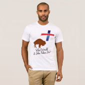 Wat zou St. John Fisher doen? T-shirt (Voorkant volledig)