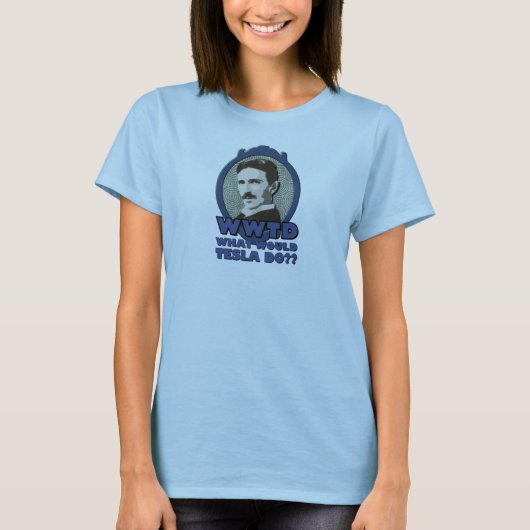 Wat zou Tesla T-shirt doen? (Voorkant)