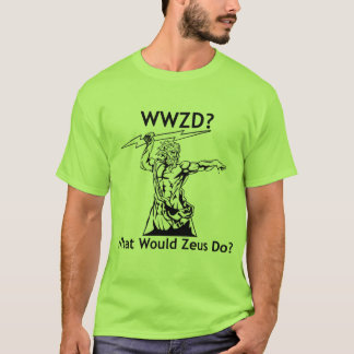 Wat zou Zeus doen? - Licht t-shirt