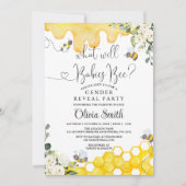 Wat zullen baby's zijn Gender Reveal Party Kaart (Voorkant)