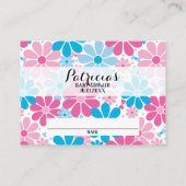 Wat zullen de stemkaarten van de kleine honingbije visitekaartje (Achterkant)