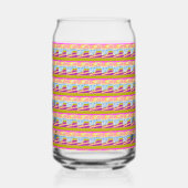 Wat zwemt in deze drinkset blikvorm glas (Achterkant)