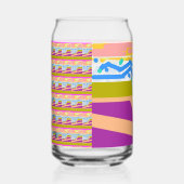 Wat zwemt in deze drinkset blikvorm glas (Rechts)