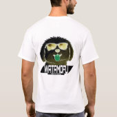 WATAMOFU Pop‑Art Bichon Frise T-Shirt (Achterkant)