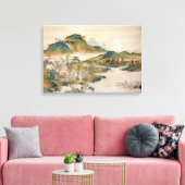 Watanabe Gentai a Remoe Officier's Homecoming Canvas Afdruk (Insitu (Woonkamer))