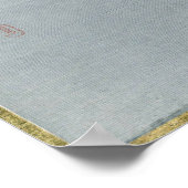 Watanabe Seitei Bird on Branch Watching Spider Poster (Hoek)