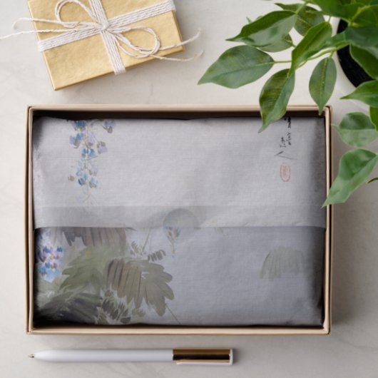 Watanabe Seitei Birds and Flowers Tissuepapier (Geschenk)