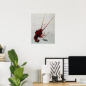 Watanabe Seitei Crayfish Poster (Thuiskantoor)