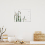 Watanabe Seitei Jonquil Illustratie van Bijutsu Poster (Keuken)