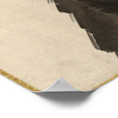 Watanabe Seitei Three Birds on Branch Poster (Hoek)