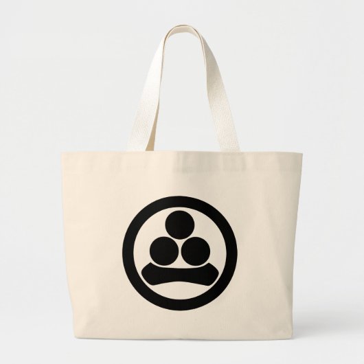 Watanabe ster in cirkel grote tote bag (Voorkant)