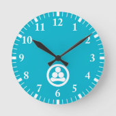 Watanabe ster in cirkel ronde klok (Voorkant)