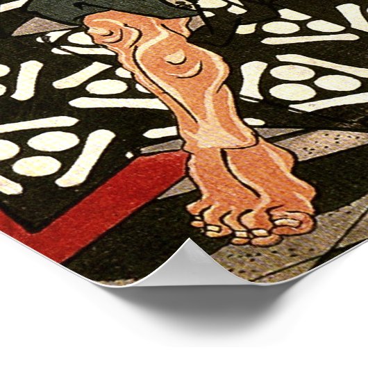 Watanabe Tsuna & Demon Kuniyoshi Fine Japans Poster (Hoek)