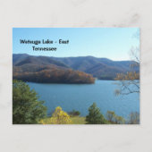 Watauga-meer in het Oost-Tennessee-Briefkaart Briefkaart (Voorkant)