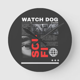 Watch Dogs Gooi Kussen Ronde Klok