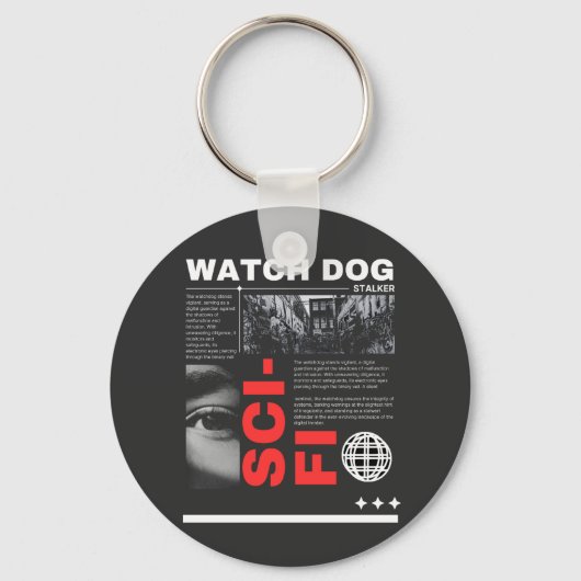 Watch Dogs Throw Pillow  Sleutelhanger (Voorkant)
