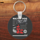 Watch Dogs Throw Pillow  Sleutelhanger (Voorkant)