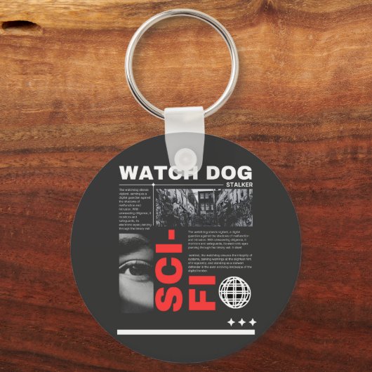 Watch Dogs Throw Pillow Sleutelhanger (Voorkant)