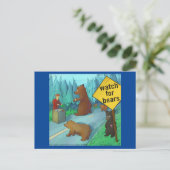 Watch for Beren Funny Rick London Briefkaart (Staand voorkant)