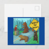 Watch for Beren Funny Rick London Briefkaart (Voorkant / Achterkant)