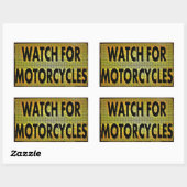 Watch For Motorcycles Stickers (Vel)