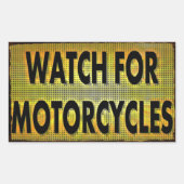 Watch For Motorcycles Stickers (Voorkant)