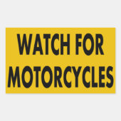 Watch For Motorcycles Stickers (Voorkant)